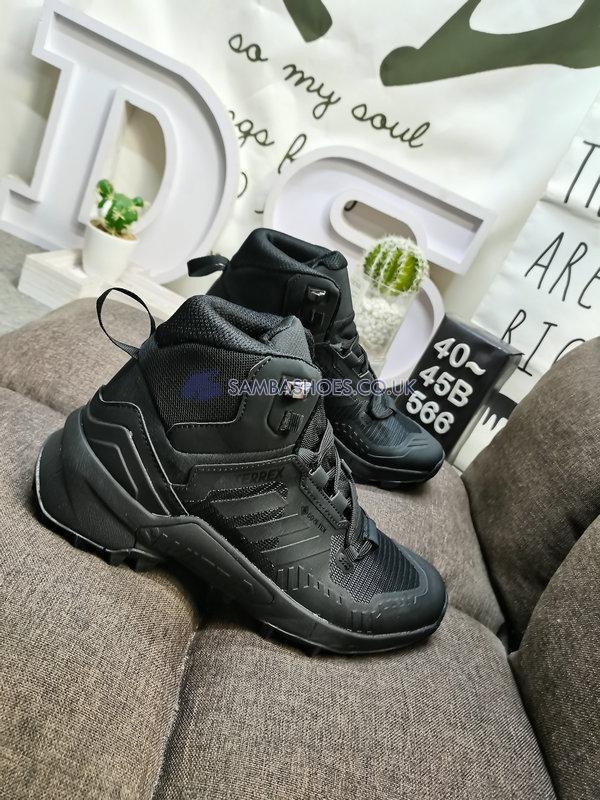 Adidas Terrex Swift R3 Mid Gore-Tex Hiking "Core Black" - Core Black/Core Black - HR1308-1 Classic Outdoor & Hiking Shoes