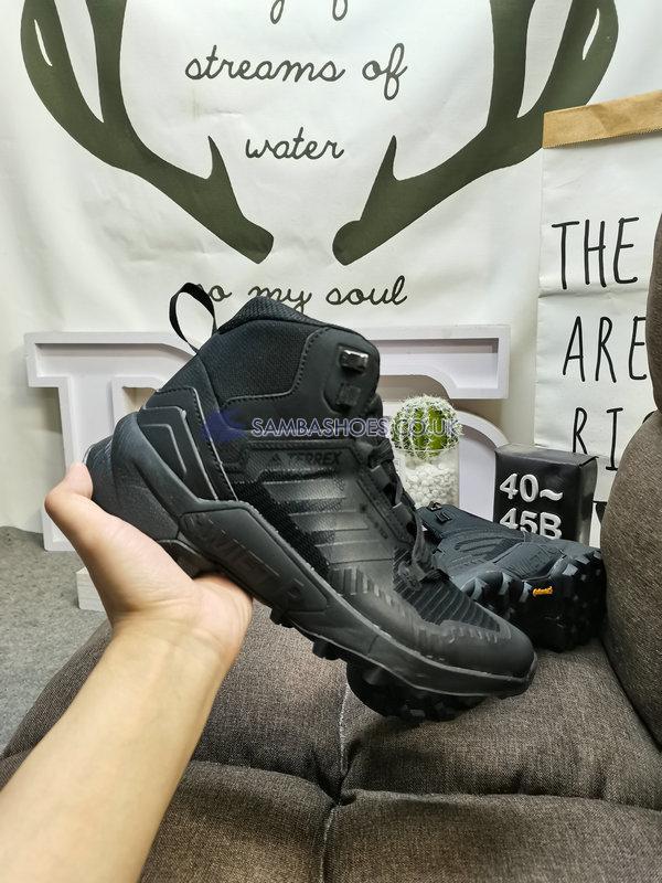 Adidas Terrex Swift R3 Mid Gore-Tex Hiking "Core Black" - Core Black/Core Black - HR1308-1 Classic Outdoor & Hiking Shoes