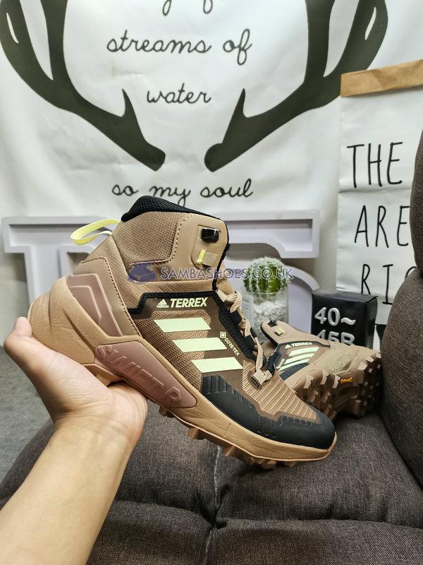 Adidas Terrex Swift R3 Mid Gore-Tex Hiking "Brown Black Yellow" - Brown/Black/Yellow - FZ3355 Classic Outdoor & Hiking Shoes