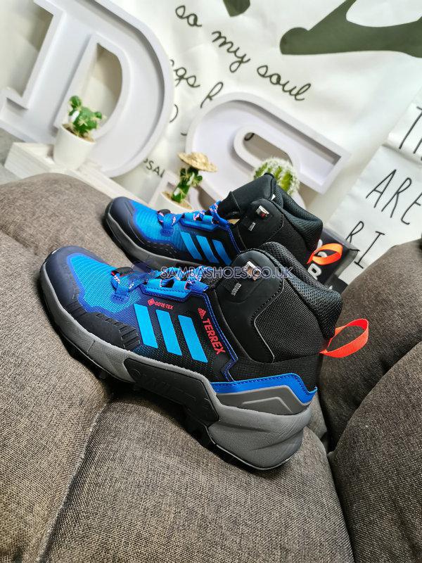 Adidas Terrex Swift R3 Mid Gore-Tex Hiking "Blue Rush" - Blue Rush/Sky Rush/Core Black - GW0253 Classic Outdoor & Hiking Shoes