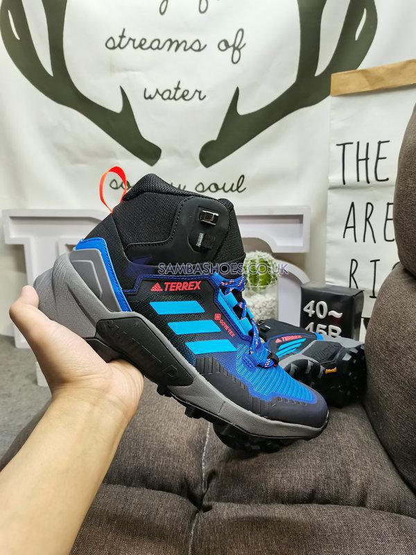 Adidas Terrex Swift R3 Mid Gore-Tex Hiking "Blue Rush" - Blue Rush/Sky Rush/Core Black - GW0253 Classic Outdoor & Hiking Shoes