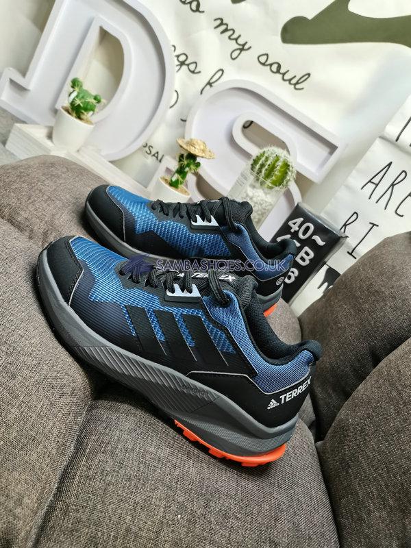 Adidas Terrex Trail Rider "Blue Black Orange" - Blue/Core Black/Impact Orange - HR1157-1 Classic Outdoor & Hiking Shoes