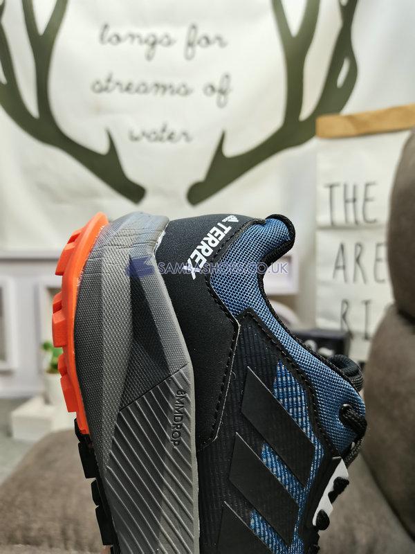 Adidas Terrex Trail Rider "Blue Black Orange" - Blue/Core Black/Impact Orange - HR1157-1 Classic Outdoor & Hiking Shoes