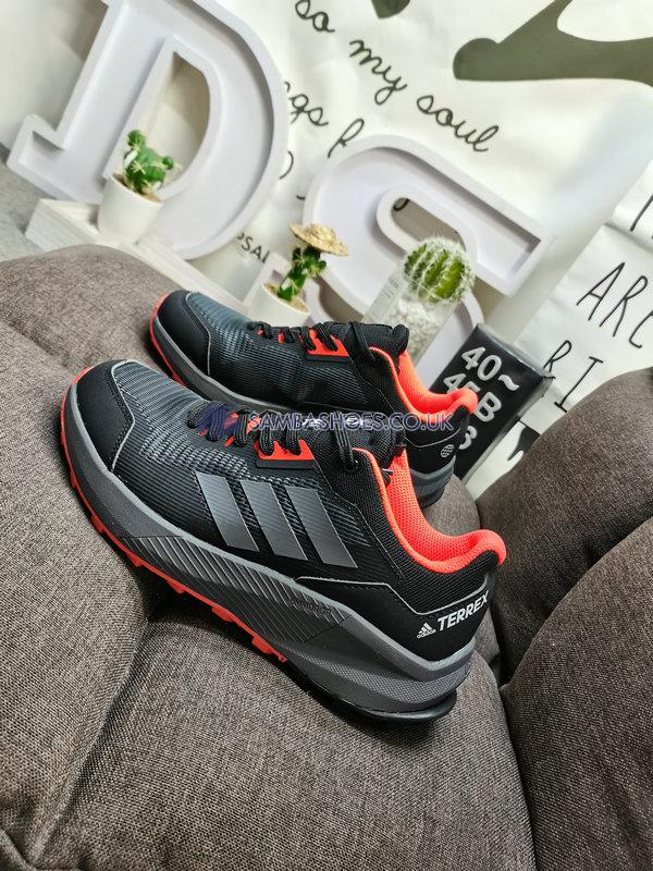 Adidas Terrex Trail Rider "Black Solar Red" - Core Black/Grey Four/Solar Red - HQ1233-1 Classic Outdoor & Hiking Shoes