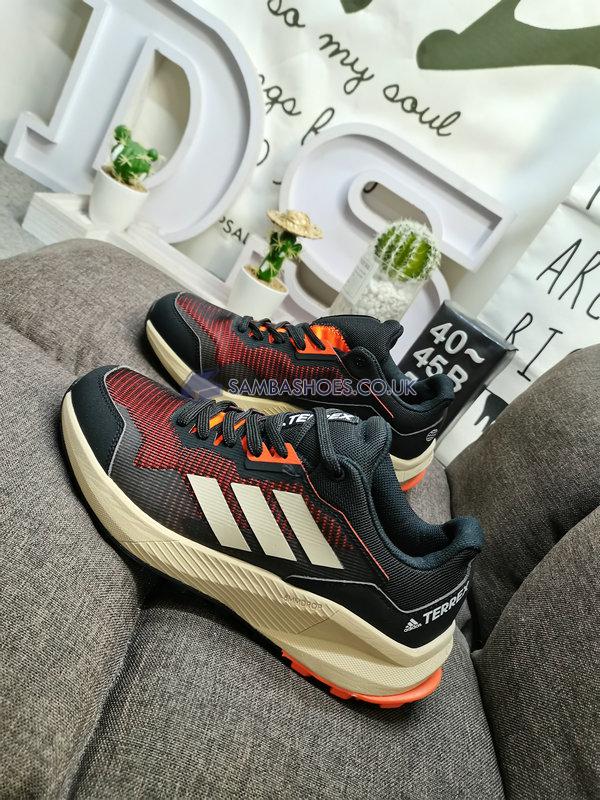 Adidas Terrex Trail Rider "Black Impact Orange" - Impact Orange/White/Black - HR1156 Classic Outdoor & Hiking Shoes