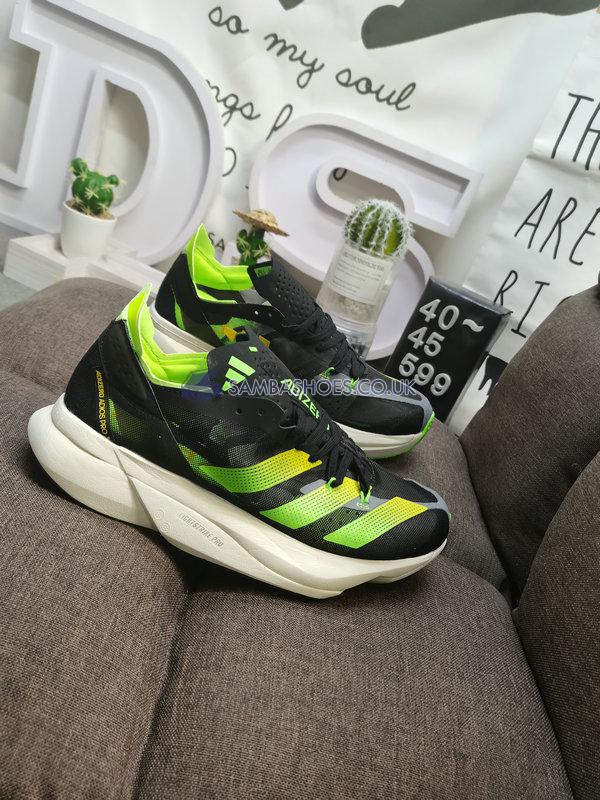 Adidas Adizero Adios Pro 3 "Core Black Solar Green" - Core Black/Beam Yellow/Solar Green - GX6251 Classic Running Shoes