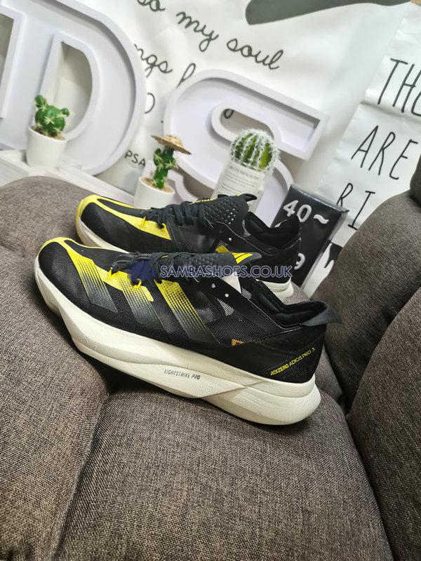 Adidas Adizero Adios Pro 3 "Core Black Yellow" - Core Black/Yellow - GX6251-2 Classic Running Shoes