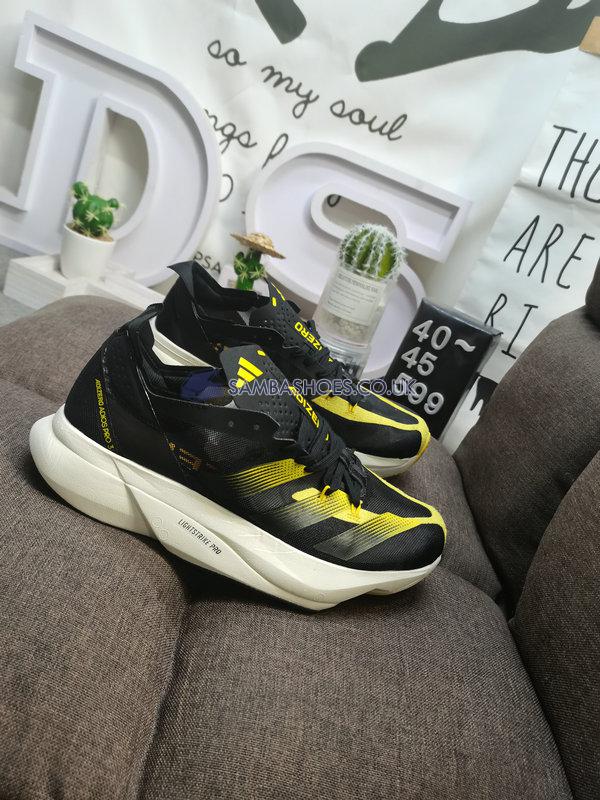 Adidas Adizero Adios Pro 3 "Core Black Yellow" - Core Black/Yellow - GX6251-2 Classic Running Shoes