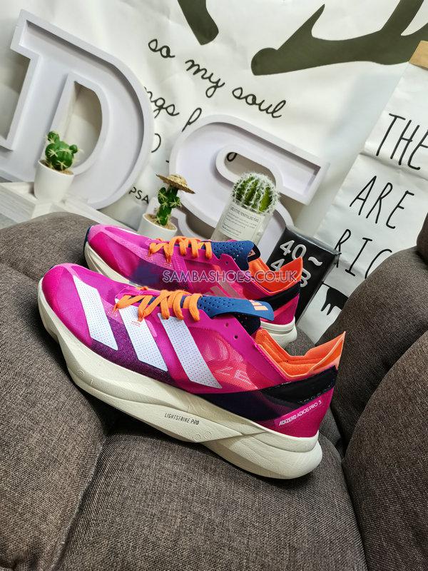 Adidas Adizero Adios Pro 3 "Pulse Lilac" - Pulse Lilac/Cloud White/Solar Orange - GY8411 Classic Running Shoes