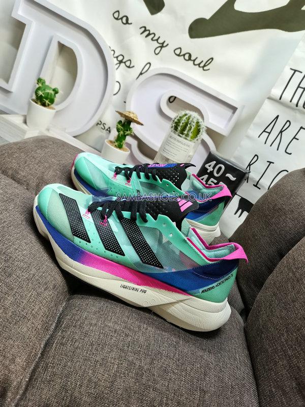 Adidas Adizero Adios Pro 3 "Pulse Mint Lucid Blue" - Pulse Mint/Core Black/Lucid Blue - GW4249 Classic Running Shoes