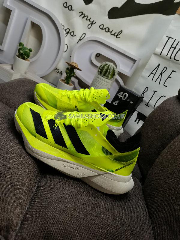 Adidas Adizero Adios Pro 3 "Solar Yellow" - Solar Yellow/Core Black/Night Metallic - GW7257 Classic Running Shoes