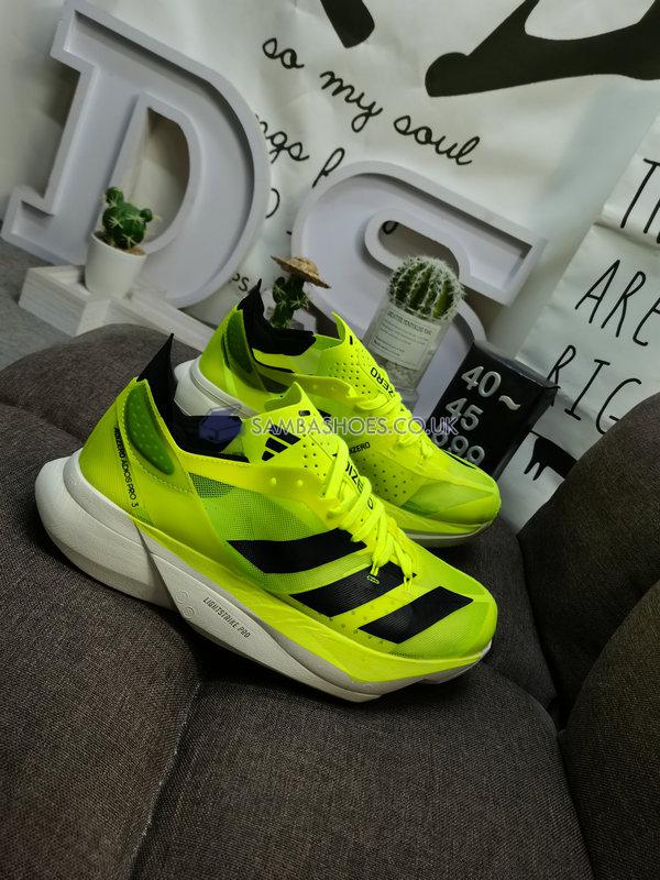 Adidas Adizero Adios Pro 3 "Solar Yellow" - Solar Yellow/Core Black/Night Metallic - GW7257 Classic Running Shoes