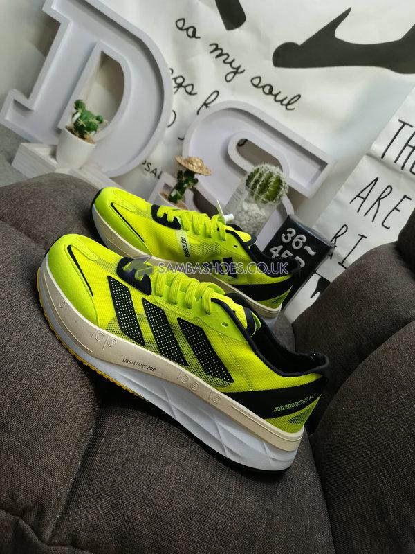 Adidas Adizero Boston 11 "Solar Yellow" - Solar Yellow/Night Metallic/Beam Yellow - GX6650 Classic Running Shoes