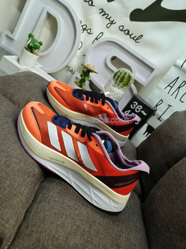 Adidas Adizero Boston 11 "Solar Orange" - Solar Orange/Cloud White/Wonder Steel - GX6652 Classic Running Shoes