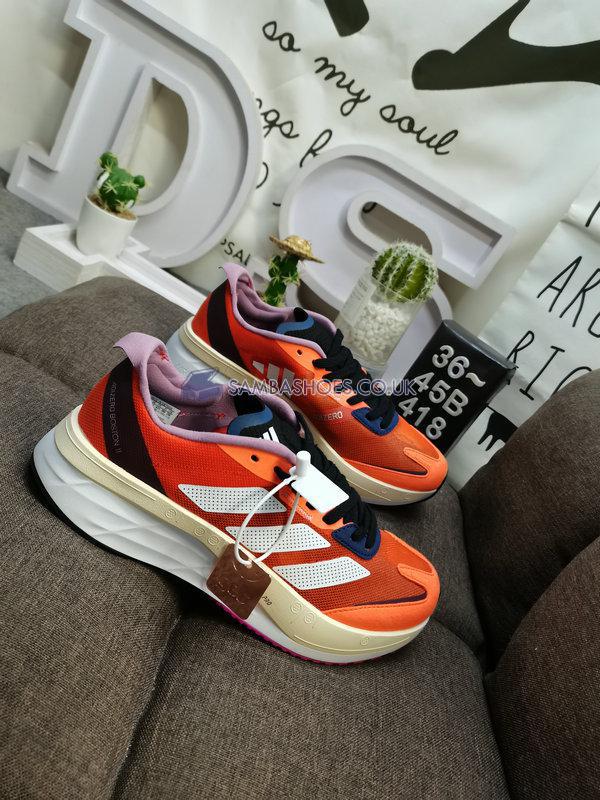 Adidas Adizero Boston 11 "Solar Orange" - Solar Orange/Cloud White/Wonder Steel - GX6652 Classic Running Shoes