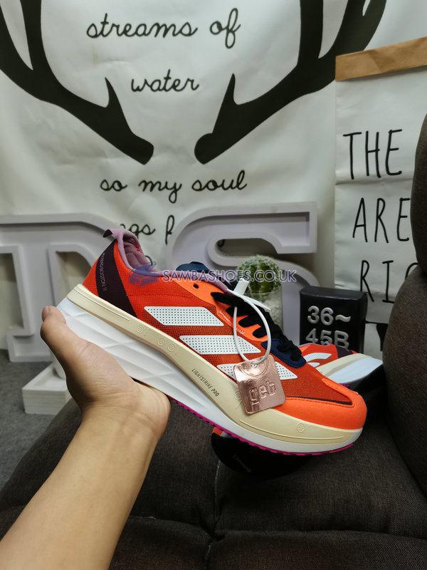 Adidas Adizero Boston 11 "Solar Orange" - Solar Orange/Cloud White/Wonder Steel - GX6652 Classic Running Shoes