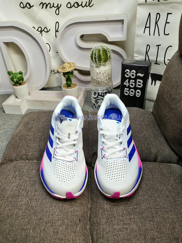 Adidas Adizero SL J "White Lucid Blue Fuchsia" - Cloud White/Lucid Blue/Lucid Fuchsia - H06413 Classic Running Shoes