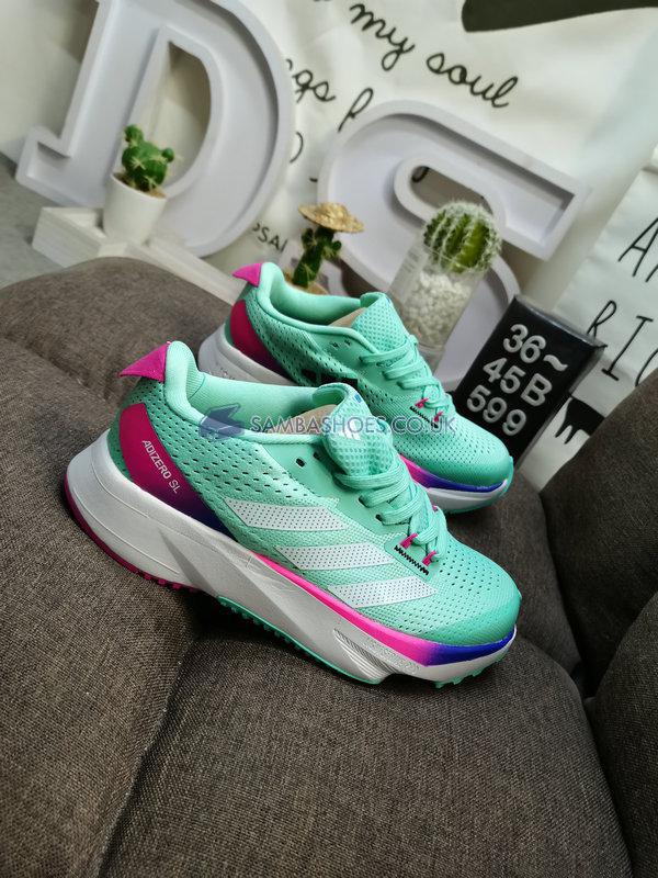 Adidas Adizero SL "Pulse Mint Lucid Fuchsia" - Pulse Mint/Zero Metalic/Lucid Fuchsia - GV9090 Classic Running Shoes