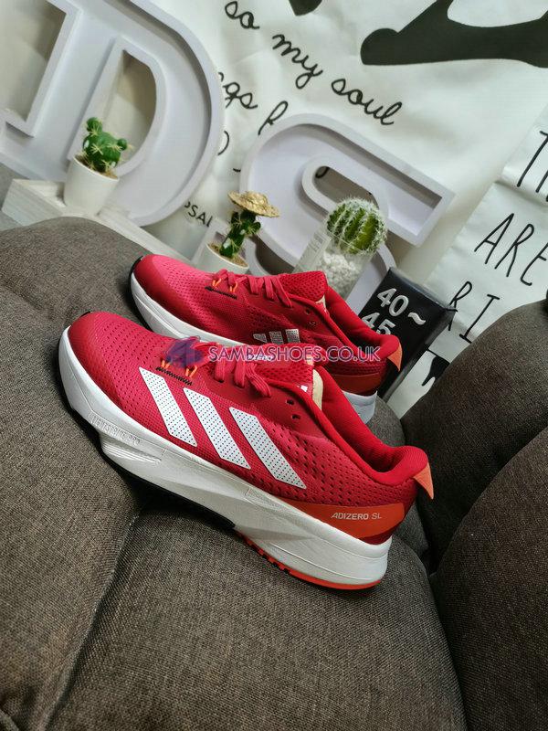 Adidas Adizero SL "Scarlet Solar Red" - Better Scarlet/Cloud White/Solar Red - HQ1346 Classic Running Shoes