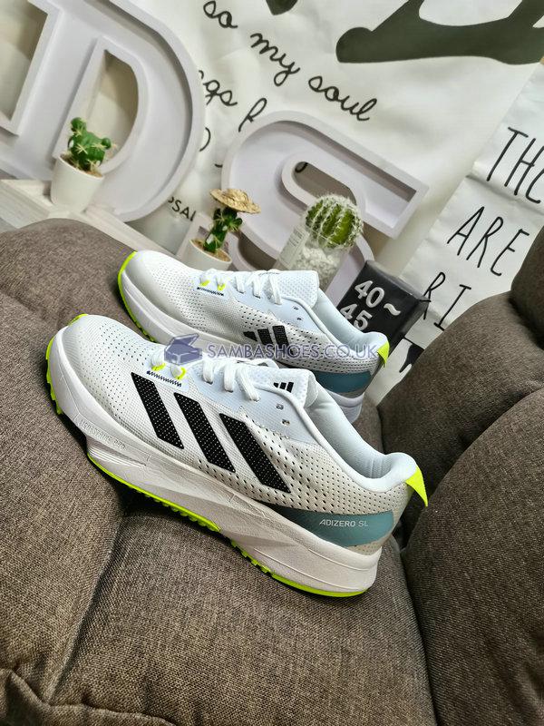 Adidas Adizero SL "Cloud White Black Green" - Cloud White/Core Black/Green - ID6922 Classic Running Shoes