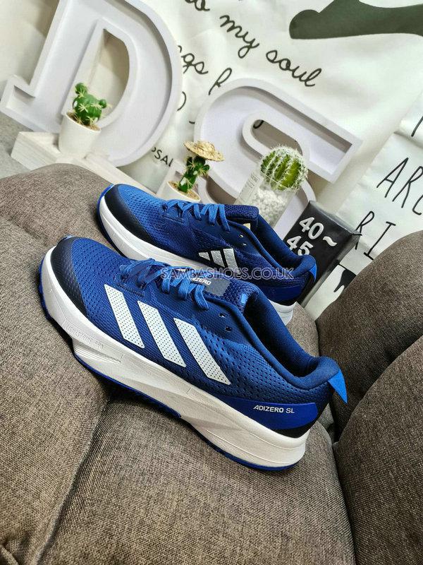 Adidas Adizero SL "Victory Blue White" - Victory Blue/Cloud White/Lucid Blue - HQ1345 Classic Running Shoes