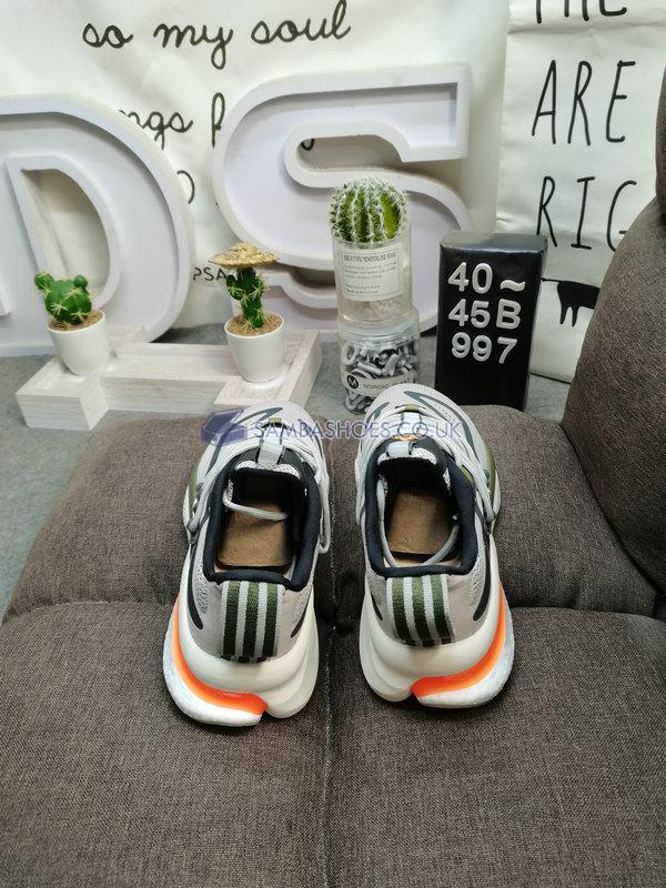 Adidas AlphaBoost V1 "Metal Grey Orange" - Metal Grey/Screaming Orange/Olive Strata - HP2763 Classic Running Shoes