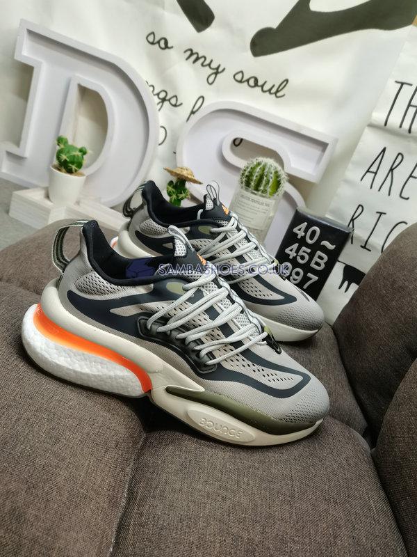 Adidas AlphaBoost V1 "Metal Grey Orange" - Metal Grey/Screaming Orange/Olive Strata - HP2763 Classic Running Shoes