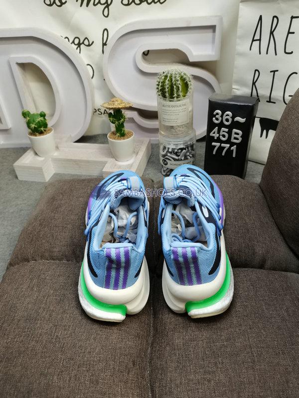 Adidas AlphaBoost V1 "Wonder Blue Purple" - Wonder Blue/Lemon Green/Purple - IE9701-1 Classic Running Shoes