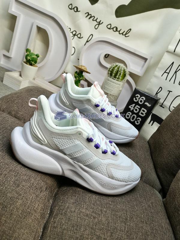 Adidas Alphabounce Plus "White College Purple" - Core White/College Purple - HP6150 Classic Running Shoes