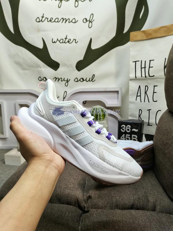 Adidas Alphabounce Plus "White College Purple" - Core White/College Purple - HP6150 Classic Running Shoes