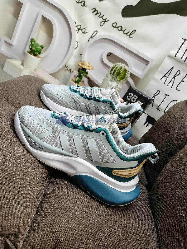 Adidas Alphabounce Plus "Grey Green Blue" - Grey/Green/Blue - HP6618-1 Classic Running Shoes