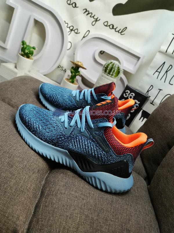 Adidas Alphabounce Beyond "Legend Ink" - Raw Grey/Hi-Res Orange/Legend Ink - AQ0574 Classic Running Shoes