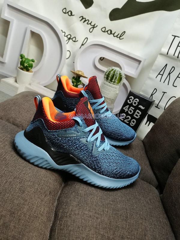 Adidas Alphabounce Beyond "Legend Ink" - Raw Grey/Hi-Res Orange/Legend Ink - AQ0574 Classic Running Shoes