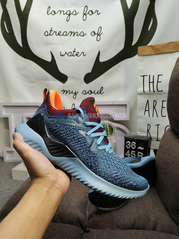 Adidas Alphabounce Beyond "Legend Ink" - Raw Grey/Hi-Res Orange/Legend Ink - AQ0574 Classic Running Shoes