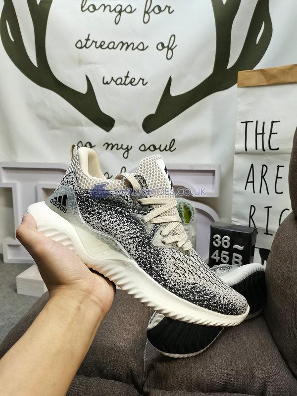 Adidas Alphabounce Beyond "Beige Legend Ink" - Beige/Grey/Legend Ink - AQ0575-1 Classic Running Shoes