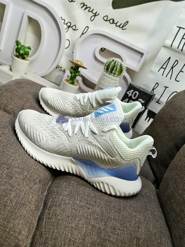 Adidas Alphabounce Beyond "Cloud White Blue" - Grey/Cloud White/Aero Blue - AQ0572 Classic Running Shoes