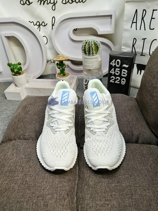 Adidas Alphabounce Beyond "Cloud White Blue" - Grey/Cloud White/Aero Blue - AQ0572 Classic Running Shoes