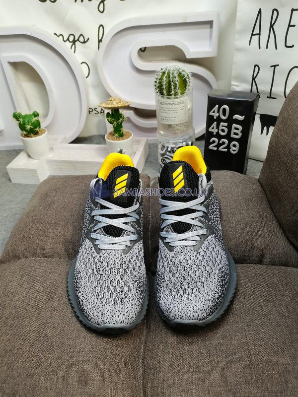 Adidas Alphabounce Beyond "Grey Legend Ink" - Grey/Black/Yellow/Legend Ink - AQ0575-2 Classic Running Shoes