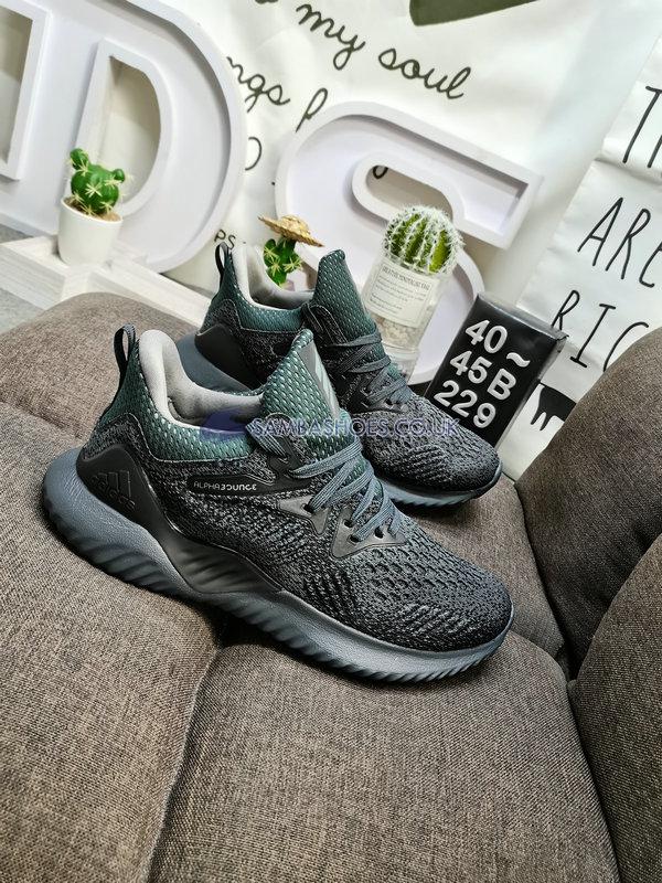 Adidas Alphabounce Beyond "Black Granite" - Core Black/Granite/Drak Green - B42283 Classic Running Shoes