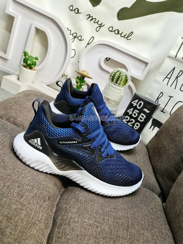 Adidas Alphabounce Beyond "Navy Black" - Navy/Blue/Core Black/White - B37228-1 Classic Running Shoes