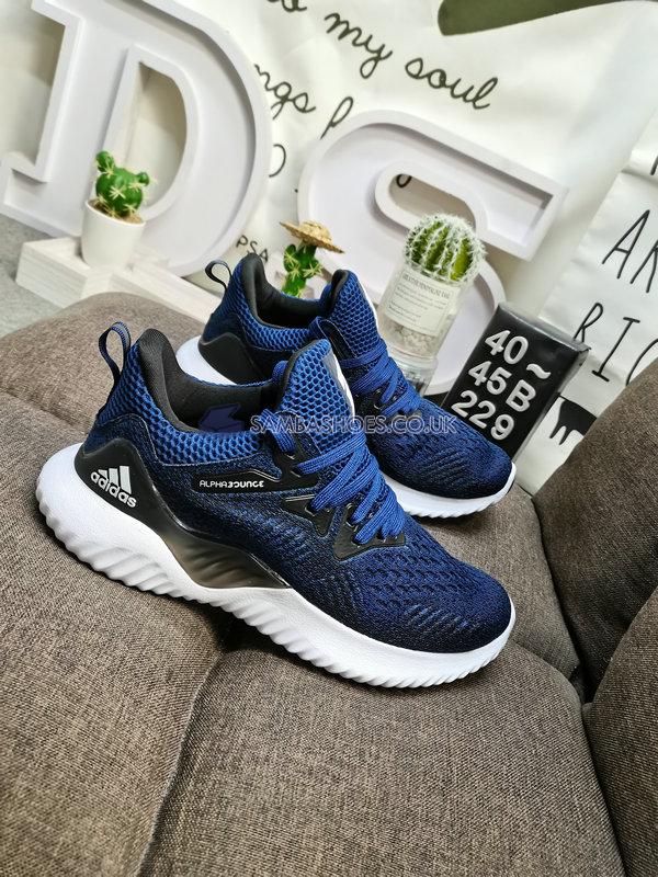 Adidas Alphabounce Beyond "Navy Black" - Navy/Blue/Core Black/White - B37228-1 Classic Running Shoes