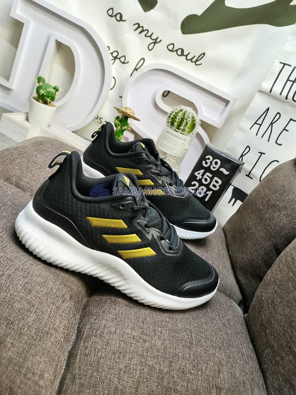 Adidas Alphacomfy "Black Gold" - Core Black/Gold/White - GZ3464 Classic Running Shoes