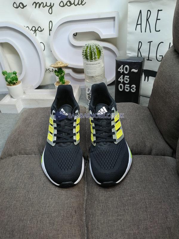 Adidas EQ21 Run "Carbon Beam Yellow" - Carbon/Beam Yellow/Beam Green - GW6726 Classic Running Shoes