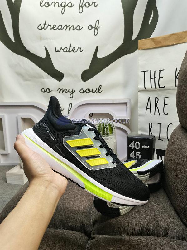 Adidas EQ21 Run "Carbon Beam Yellow" - Carbon/Beam Yellow/Beam Green - GW6726 Classic Running Shoes