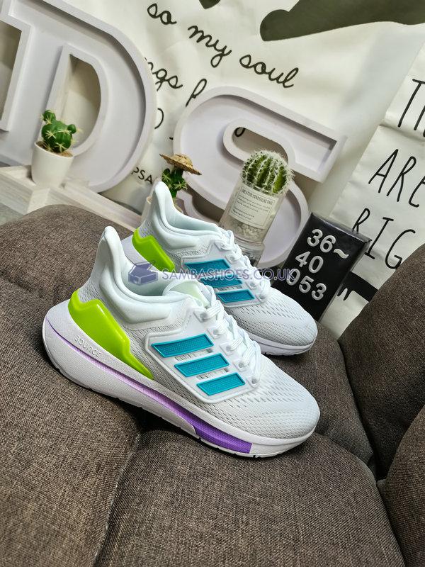 Adidas EQ21 Run "White Blue Yellow Purple" - White/Blue/Yellow/Purple - H68077 Classic Running Shoes