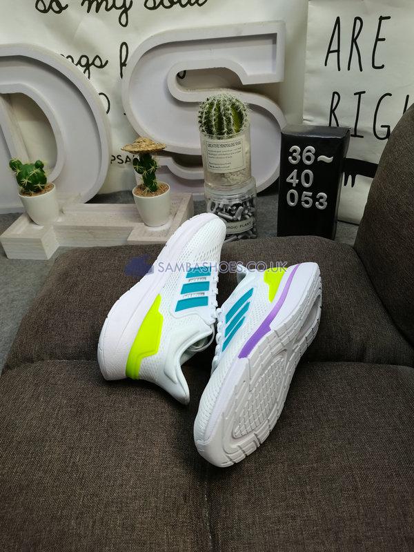 Adidas EQ21 Run "White Blue Yellow Purple" - White/Blue/Yellow/Purple - H68077 Classic Running Shoes