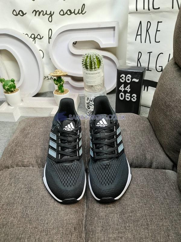 Adidas EQ21 Run "Core Black Iron Metallic" - Core Black/Iron Metallic/Carbon - H00512 Classic Running Shoes