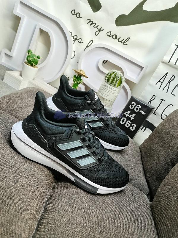 Adidas EQ21 Run "Core Black Iron Metallic" - Core Black/Iron Metallic/Carbon - H00512 Classic Running Shoes