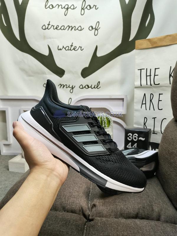 Adidas EQ21 Run "Core Black Iron Metallic" - Core Black/Iron Metallic/Carbon - H00512 Classic Running Shoes