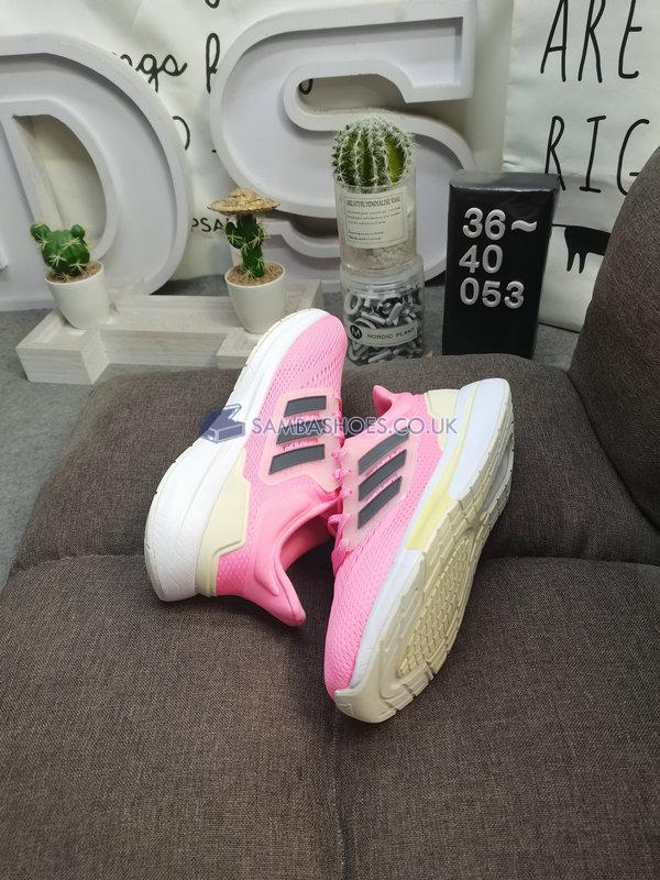 Adidas EQ21 Run "Beam Pink" - Beam Pink/Iron Metallic/Almost Yellow - GW6721 Classic Running Shoes